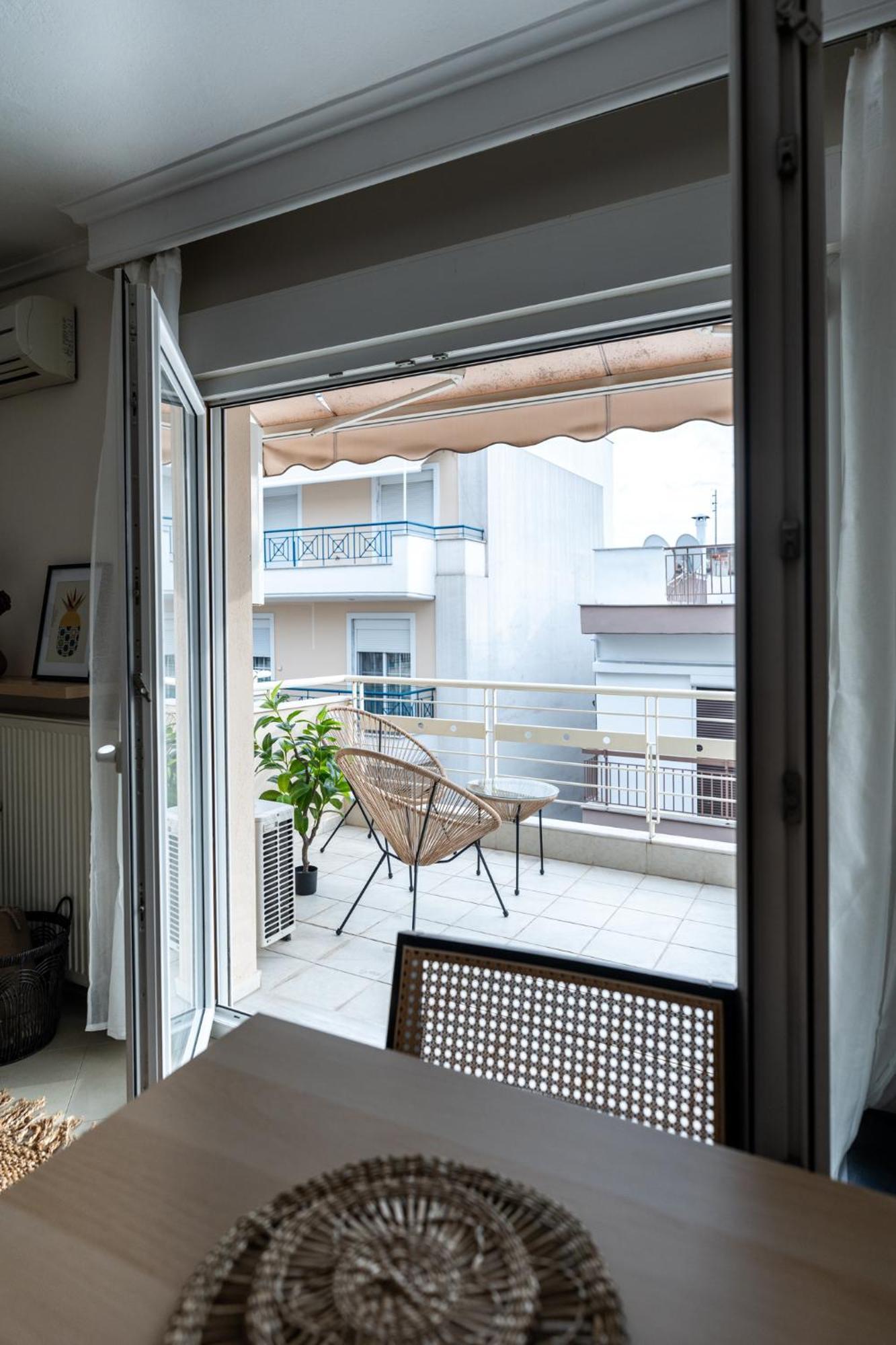 Pomegranate Luxury Penthouse Maisonette With Beautiful Terrace & Free Parking By Binobi ! Thessaloniki Exterior foto